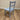 Antiker Kinderstuhl | Weichholz, blau bemalt | Bauernstuhl