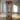 6 eckige Vitrine aus Teakholz mit viel Glas