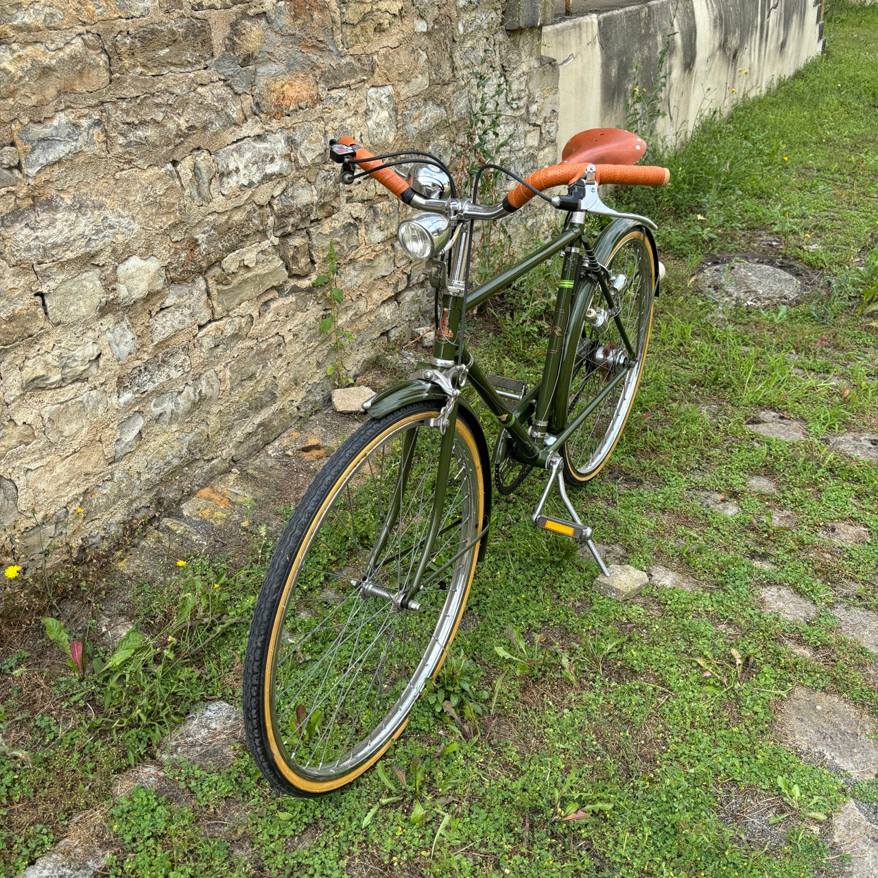 fahrrad kaufen vintage Raleigh Vintage Fahrrad 60er – Grün & Braun