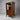 antike Vitrine mit marmor
